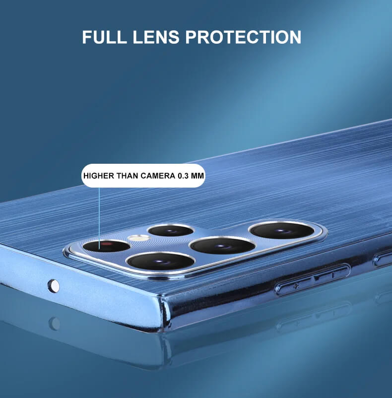 Új luxus PET csiszolt teljes védő tok Samsung Galaxy számára