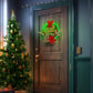 Karácsonyi fényes füzér ajtó függő