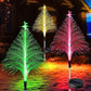🎄🧑‍🎄【Karácsonyi ajándék】7 színváltó napelemes karácsonyfák fényei