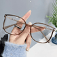 Női divat nagy keretű HD Anti-Blu-Ray szemüvegek